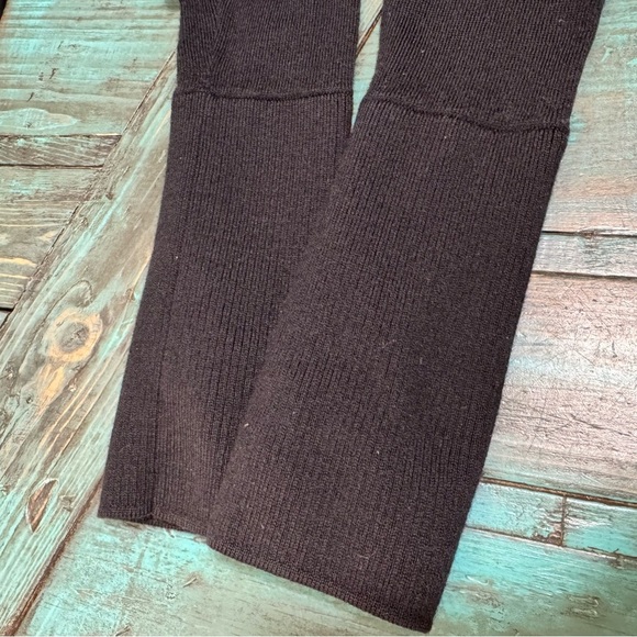 Lululemon Black Sit In Lotus Wrap II Merino Wool Size Small Casual Knit - Picture 14 of 15